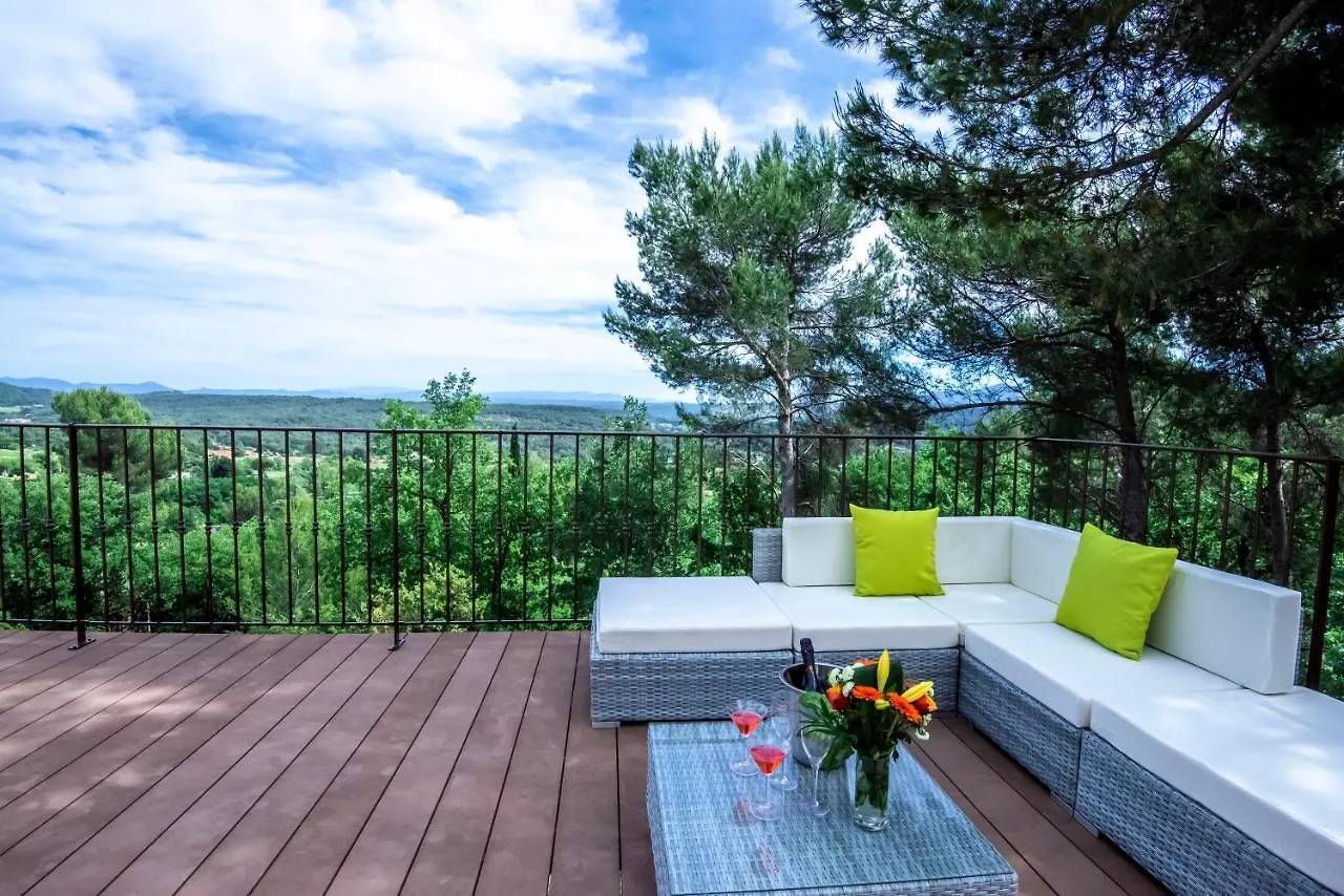 アパート Villa Lumineuse Avec Piscine Clim 1Ere Etage Vue Panoramique Sur Les Montagnes Sur Le Site De La Sainte-Victoire ル・トロネ フランス